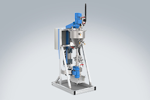 Preparation systems for liquids and pastes with low to high viscosity