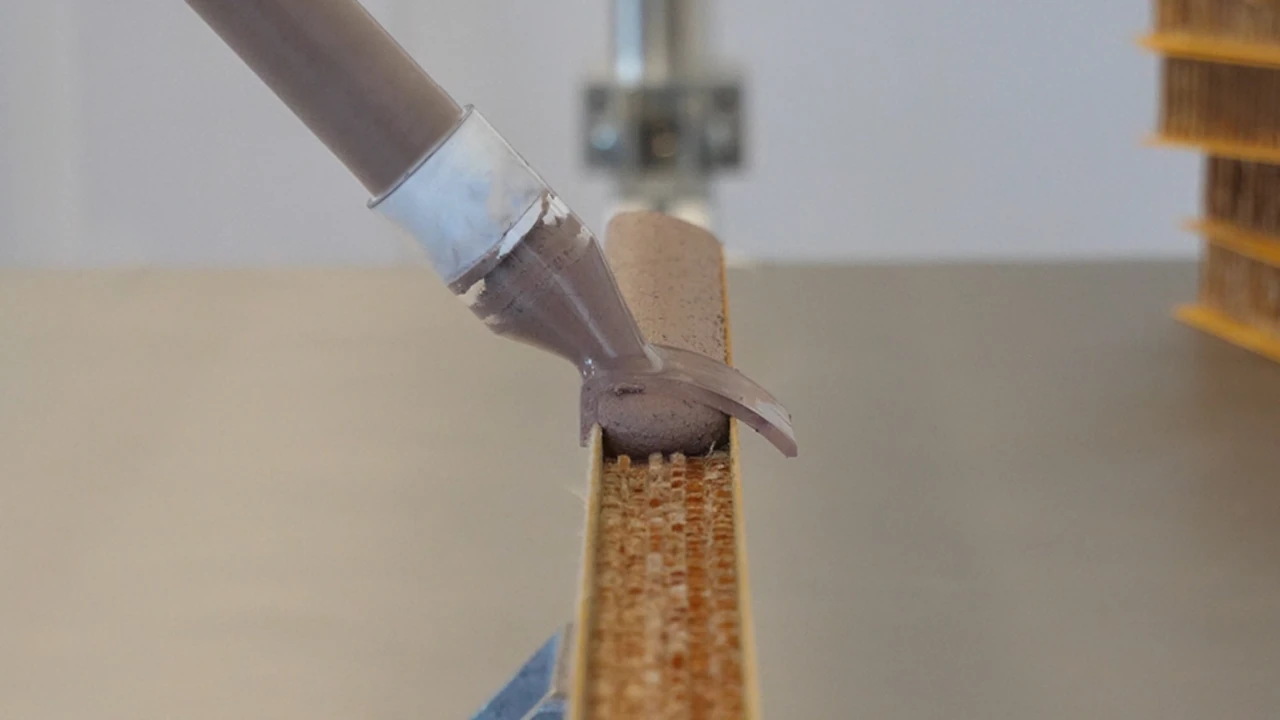 Relleno de bordes: Las zonas de los bordes de los componentes sándwich se rellenan y refuerzan con compuestos de relleno para bordes Relleno de bordes: Las zonas de los bordes de los componentes sándwich se rellenan y refuerzan con compuestos de relleno para bordes