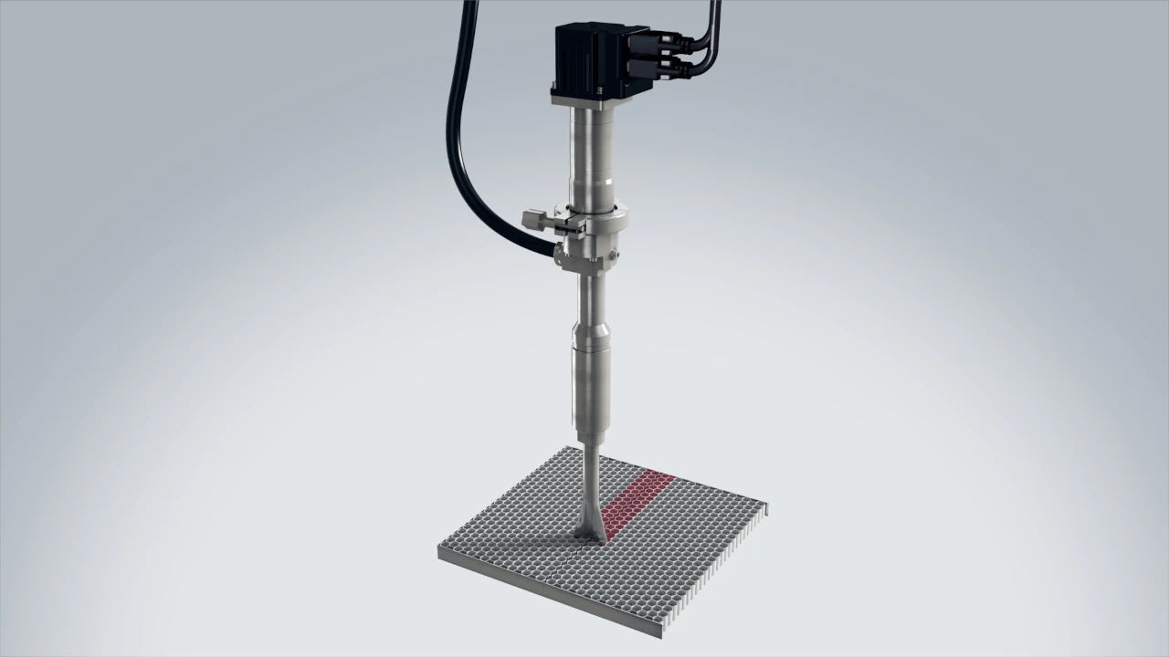Sistema de dosificación y mezcla ViscoTec para aplicaciones de encapsulado de estructuras alveolares en el sector aeroespacial Sistema de dosificación y mezcla ViscoTec para aplicaciones de encapsulado de estructuras alveolares en el sector aeroespacial