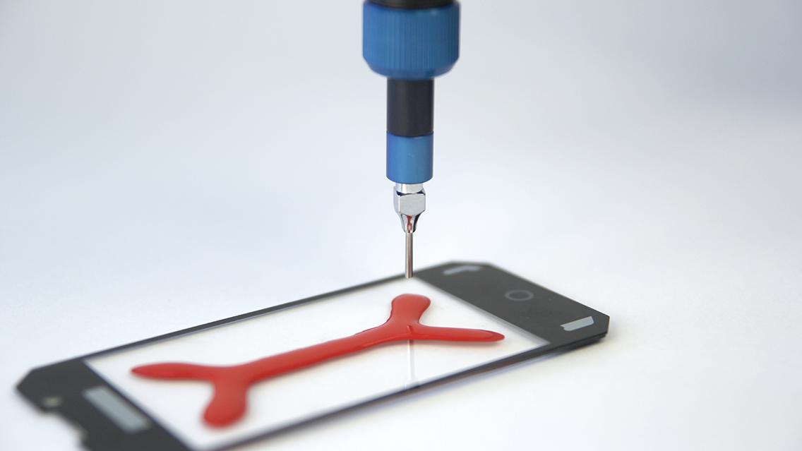 ViscoTec Optical Bonding: aplicación de adhesivos ViscoTec Optical Bonding: aplicación de adhesivos