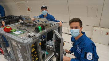 The project confirms: vipro-HEAD 5 is suitable for use in zero gravity (Picture source: ESA) The project confirms: vipro-HEAD 5 is suitable for use in zero gravity (Picture source: ESA)