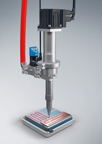 Application of thermal paste in a battery pack Application of thermal paste in a battery pack