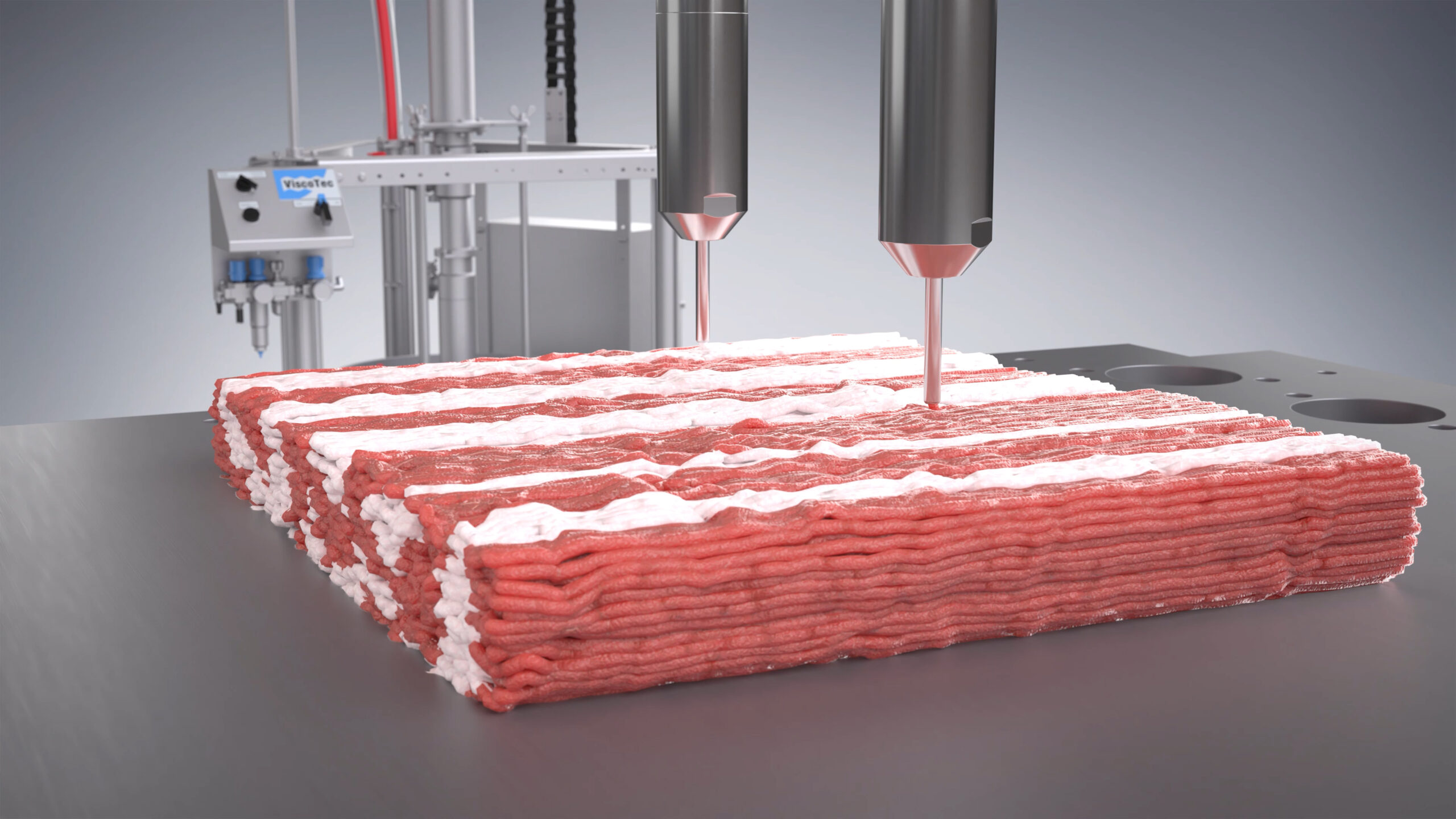 Gentle and low-shear extrusion process for obtaining meat-like structures for vegan meat alternatives Gentle and low-shear extrusion process for obtaining meat-like structures for vegan meat alternatives