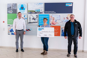 ViscoTec makes a double donation in 2021