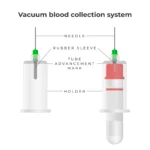 Vacutainer with components