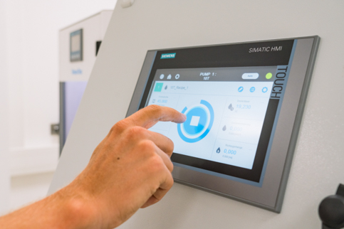 User-Friendly Interface of vipro-CONTROL
